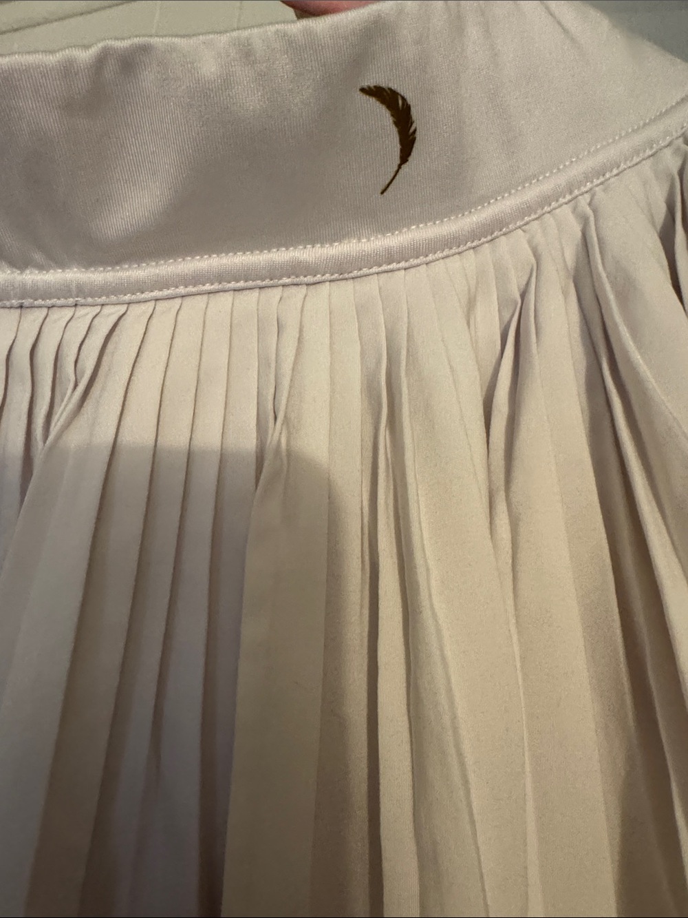 Jessica Simpson White Pleated Circle Skirt - Picture 5 of 5